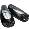 Kids Teamson Sophia's Faux Patent Leather Dress Shoes for 18" Dolls, Black