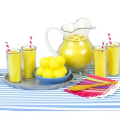 Kids Teamson Sophia’s Fresh Lemonade Drink Set with Pitcher for 18" Dolls
