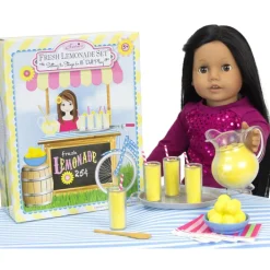 Kids Teamson Sophia’s Fresh Lemonade Drink Set with Pitcher for 18