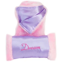 Kids Teamson Sophia's Fur/Satin Sleeping Bag and DREAM Pillow for 18" Dolls, Pink/Purple- FINAL SALE