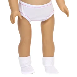 Kids Teamson Sophia’s Hangers, Hairbrush, Undies, and Socks Set for 18" Dolls