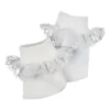 Kids Teamson Sophia's Lace Trim Ankle Socks for 15" or 18'' Dolls, White
