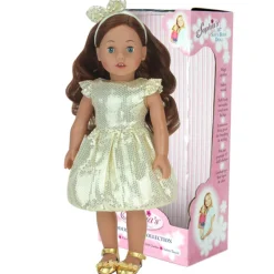 Kids Teamson Sophia's Modern Girl Collection Posable 18'' Soft Bodied Vinyl Dolls "Carly" with Auburn Hair and Blue Eyes