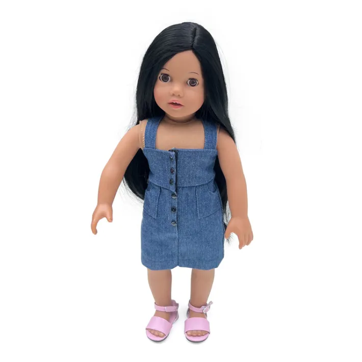 Kids Teamson Sophia's Modern Girl Collection Posable 18'' Soft Bodied Vinyl Dolls “Julia" with Dark Brown Hair & Brown Eyes- FINAL SALE