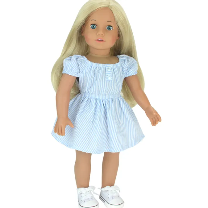 Kids Teamson Sophia's Modern Girl Collection Posable 18'' Soft Bodied Vinyl Dolls "Sophia" with Blonde Hair and Blue Eyes