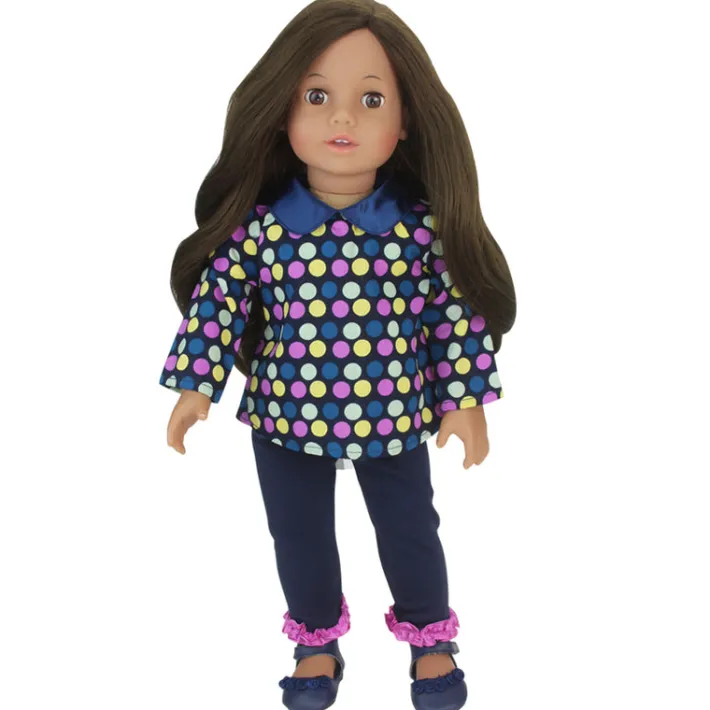Kids Teamson Sophia's Modern Girl Collection Posable 18'' Soft Bodied Vinyl Dolls "Catherine" with Brunette Hair and Brown Eyes- FINAL SALE