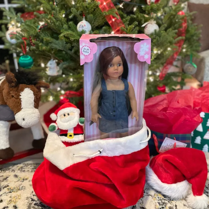 Kids Teamson Sophia's Modern Girl Collection Posable 18'' Soft Bodied Vinyl Dolls “Julia" with Dark Brown Hair & Brown Eyes- FINAL SALE