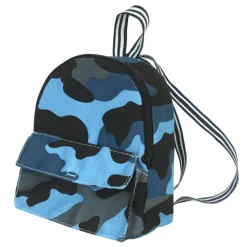 Kids Teamson Sophia's Nylon Camoflage Backpack for 18" Dolls, Blue