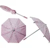 Kids Teamson Sophia's Open/Close Umbrella with Strap on Handle for 18" Dolls, Pink with White Polka Dots- FINAL SALE