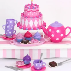 Kids Teamson Sophia’s 21-Piece Cake & Tea Party Accessories Set for 18