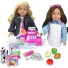Kids Teamson Sophia's 10-Piece Cash Register and Groceries Set for 18" Dolls, Multi -FINAL SALE