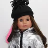 Kids Teamson Sophia's 3-Piece Colorful Clip-In Hair Extensions for 18 Dolls, Blue/Pink/Purple- FINAL SALE
