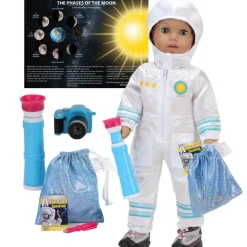 Kids Teamson Sophia's 8-Piece Smithsonian Astronaut Accessories for 18" Dolls, Multi- FINAL SALE