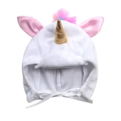Kids Teamson Sophia's 2-Piece Unicorn Costume with Rainbow Hair for 15" Baby Dolls, White- FINAL SALE