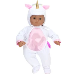 Kids Teamson Sophia's 2-Piece Unicorn Costume with Rainbow Hair for 15