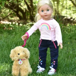 Kids Teamson Sophia’s Plush Puppy with Carrier and Accessories for 18