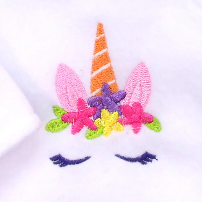 Kids Teamson Sophia's Unicorn Hoodie & Rainbow Striped Leggings for 15" Baby Dolls, Multi
