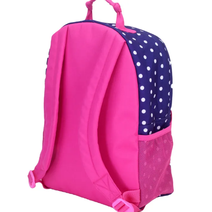 Kids Teamson Sophia's White Polka Dot Backpack Carrier for 15'' and 18'' Dolls, Navy/Hot Pink