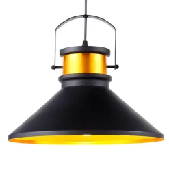 Teamson Home - Modisteria Pendant Lamps - Black/ Rose Gold -FINAL SALE