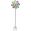 Teamson Home 70.87" Outdoor Kinetic Windmill Sculpture, Multi -FINAL SALE
