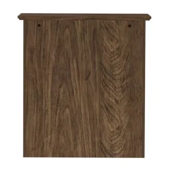 Teamson Home Connor Removable Two-Door Wall Cabinet, Walnut