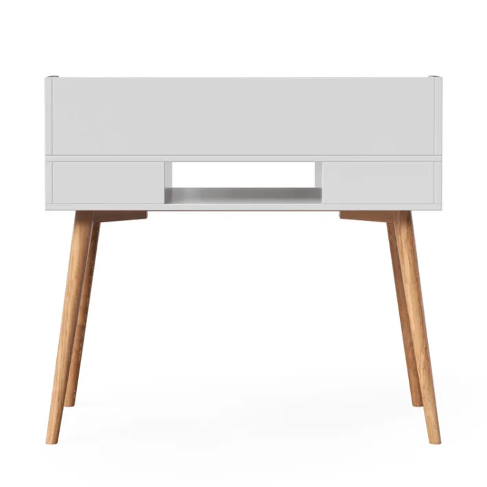 Teamson Home Creativo Writing Desk with Storage, White/Natural