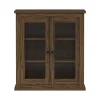 Teamson Home Donovan Removable Two-Door Wall Cabinet, Walnut