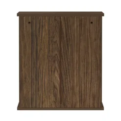 Teamson Home Donovan Removable Two-Door Wall Cabinet, Walnut
