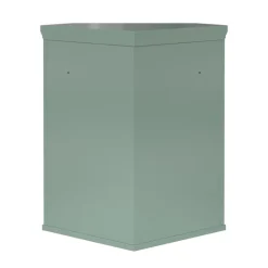 Teamson Home Glancy Two-Door Removable Corner Wall Cabinet, Sage Green