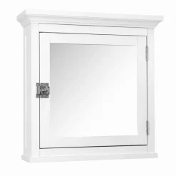 Teamson Home Madison Removable Medicine Cabinet with Mirrored Door, White