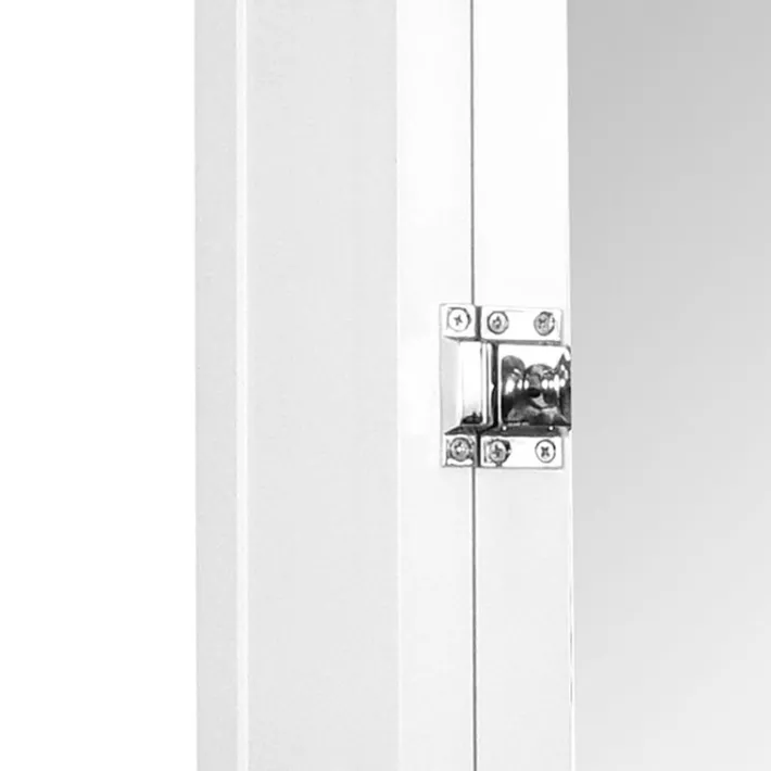 Teamson Home Madison Removable Medicine Cabinet with Mirrored Door, White