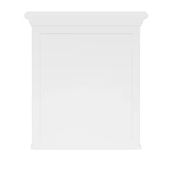 Teamson Home Madison Removable Two-Door Wall Cabinet with Glass Panels, White