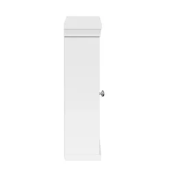 Teamson Home Removable Medicine Cabinet with Mirrored Door, White