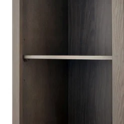 Teamson Home Russell Freestanding Multi-Functional Linen Tower, Salt Oak -FINAL SALE