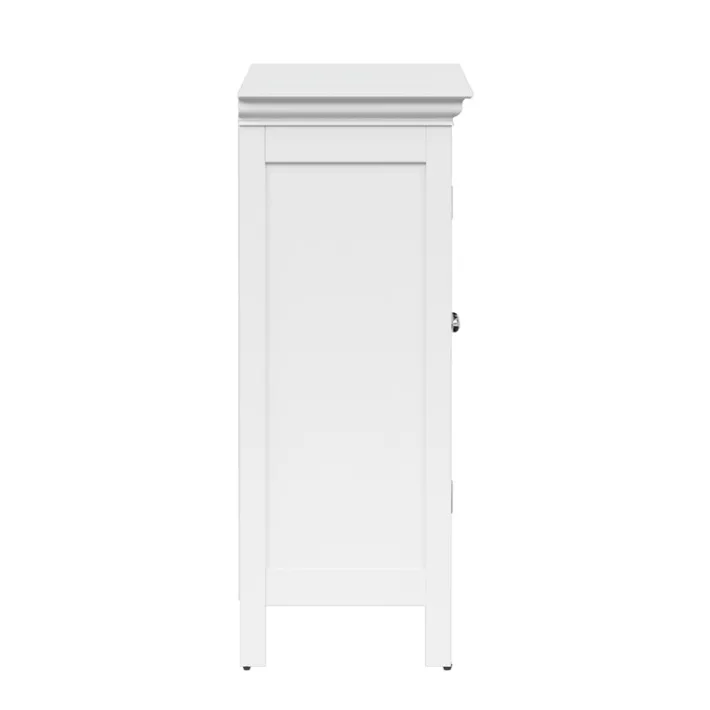 Teamson Home Stratford Freestanding Two-Door Floor Cabinet, White