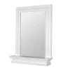 Teamson Home Stratford Removable Wall Mirror with Shelf, White
