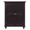 Teamson Home Versailles Floor Cabinet with 2 Shelves, Dark Espresso- FINAL SALE