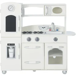 Kids Teamson Kids Little Chef Westchester Retro Kids Kitchen Playset, Ivory