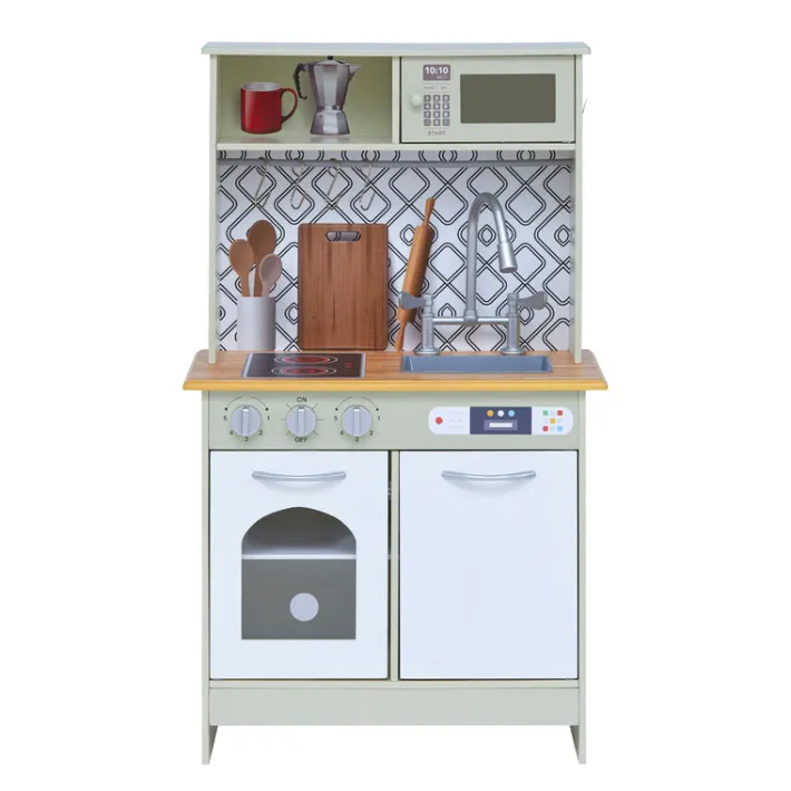 Kids Teamson Kids Little Chef Boston Farmhouse Kitchen Playset, Green/White -FINAL SALE