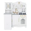 Kids Teamson Kids Little Chef Upper East Retro Play Kitchen with Effects, White - FINAL SALE