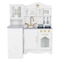 Kids Teamson Kids Little Chef Upper East Retro Play Kitchen with Effects, White - FINAL SALE
