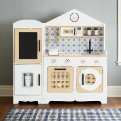 Kids Teamson Kids Little Chef Morocco Play Kitchen & Accessories, White/Natural