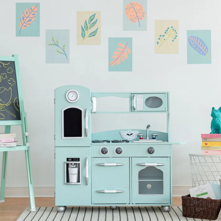 Kids Teamson Kids Little Chef Westchester Retro Kids Kitchen Playset, Mint -FINAL SALE