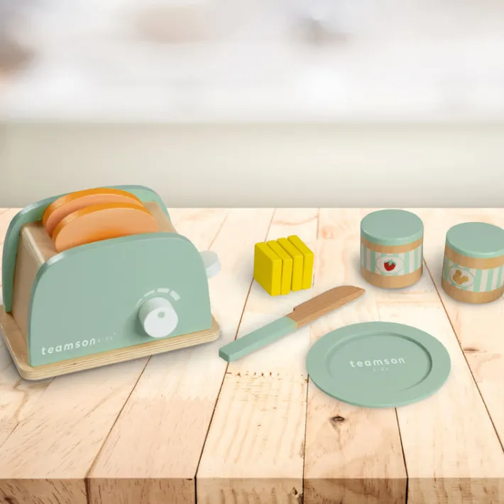 Kids Teamson Kids Little Chef Frankfurt Toaster Play Kitchen Accessories, Green