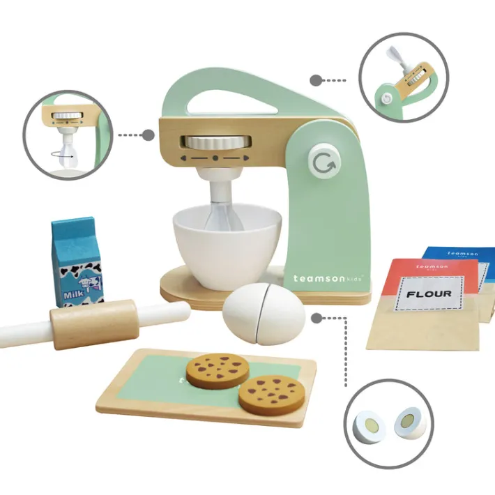 Kids Teamson Kids Little Chef Frankfurt Mixer Play Kitchen Accessories, Green