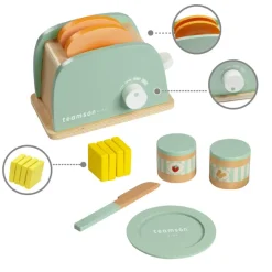 Kids Teamson Kids Little Chef Frankfurt Toaster Play Kitchen Accessories, Green