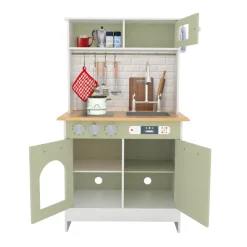 Kids Teamson Kids Little Chef Boston Modern Kitchen Playset, White/Green- FINAL SALE