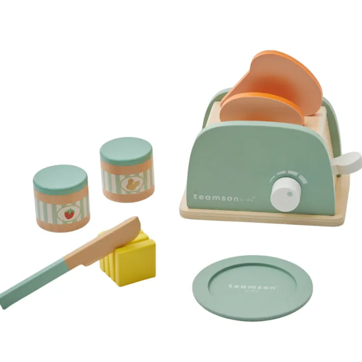 Kids Teamson Kids Little Chef Frankfurt Toaster Play Kitchen Accessories, Green