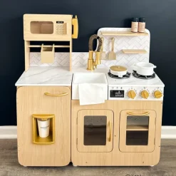 Kids Teamson Kids Little Chef Cyprus Play Kitchen with 14-pc. Accessory Set