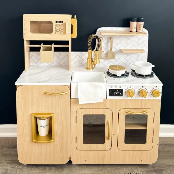 Kids Teamson Kids Little Chef Cyprus Play Kitchen with 14-pc. Accessory Set